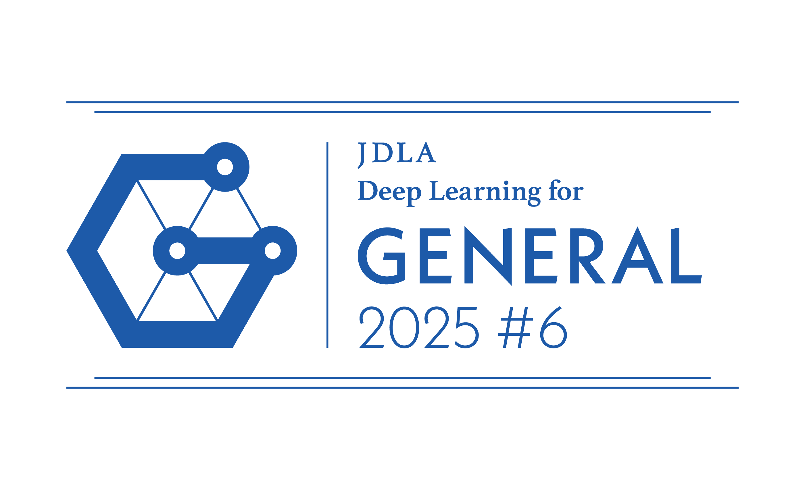JDLA Deep Learning for GENERAL 2025 合格公式認定バッジ(G検定)